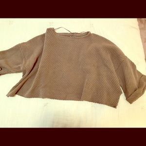 Free People Crop Sweater